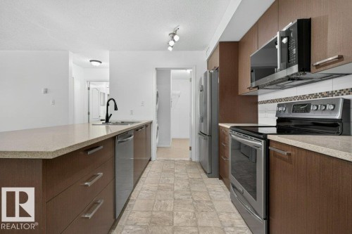 #2309 7343 South Terwillegar Dr Nw, Edmonton, AB - Indoor Photo Showing Kitchen With Upgraded Kitchen