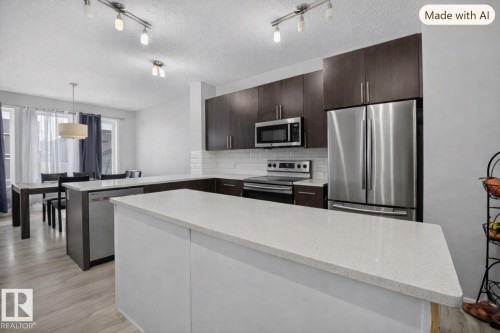 2619 Chokecherry Lane Sw, Edmonton, AB - Indoor Photo Showing Kitchen With Upgraded Kitchen