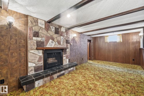 13303 Delwood Road Nw, Edmonton, AB - Indoor Photo Showing Other Room With Fireplace