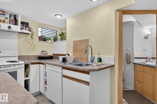 6261 112A Street Nw, Edmonton, AB - Indoor Photo Showing Kitchen With Double Sink