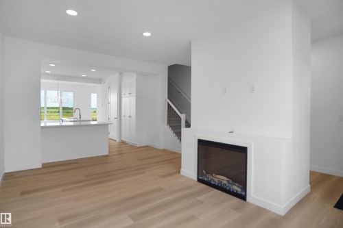 98 Juniper Wynd, Fort Saskatchewan, AB - Indoor With Fireplace