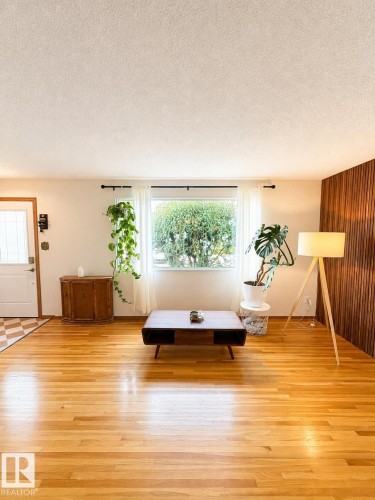 9024 60 Street Nw, Edmonton, AB - Indoor Photo Showing Living Room