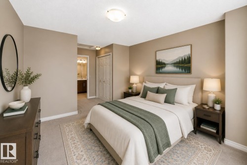 #4 5102 30 Av, Beaumont, AB - Indoor Photo Showing Bedroom