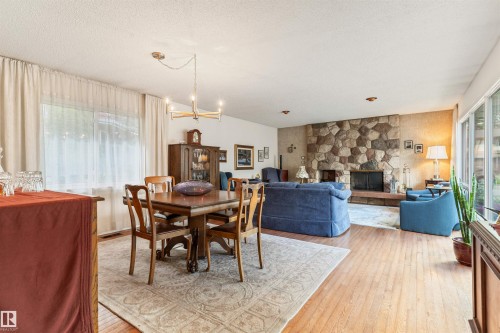 7 Quesnell Crescent Nw, Edmonton, AB - Indoor With Fireplace