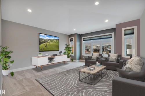 4510 Wingfield Bay Nw, Edmonton, AB - Indoor Photo Showing Living Room
