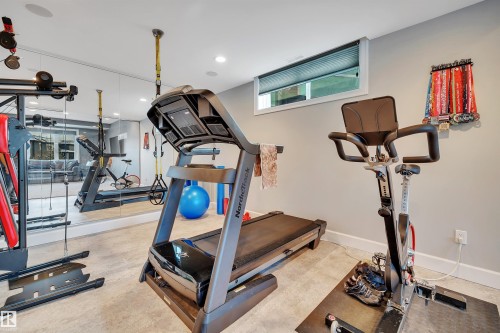 4510 Wingfield Bay Nw, Edmonton, AB - Indoor Photo Showing Gym Room