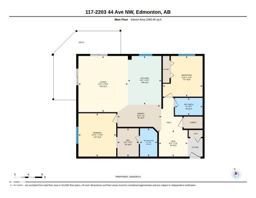 Floor plan - #117 2203 44 Av Nw, Edmonton, AB - Other
