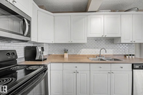 9083 Scott Crescent Nw, Edmonton, AB - Indoor Photo Showing Kitchen With Double Sink