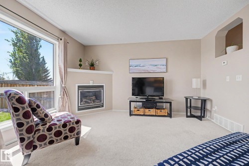 9083 Scott Crescent Nw, Edmonton, AB - Indoor With Fireplace