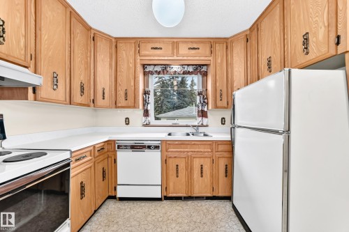 12720 120 Avenue Nw, Edmonton, AB - Indoor Photo Showing Kitchen With Double Sink