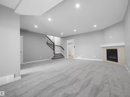 20715 27 Avenue Nw, Edmonton, AB - Indoor With Fireplace