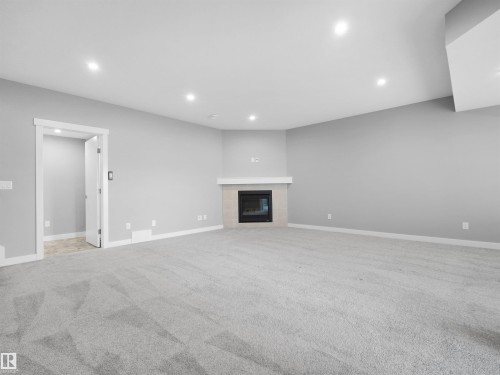 20715 27 Avenue Nw, Edmonton, AB - Indoor With Fireplace