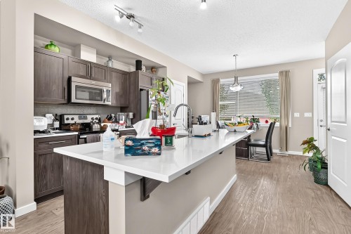 6136 Rosenthal Way Nw, Edmonton, AB - Indoor Photo Showing Kitchen With Upgraded Kitchen