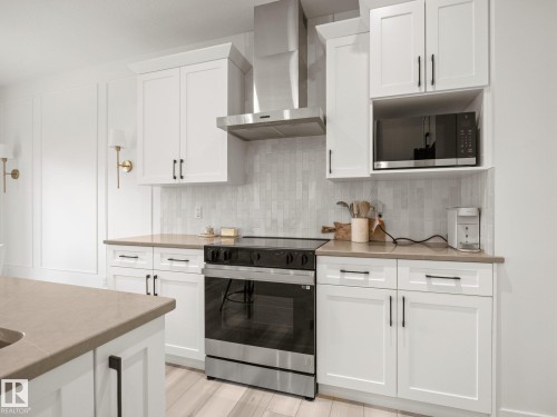 3808 42 Avenue, Beaumont, AB - Indoor Photo Showing Kitchen