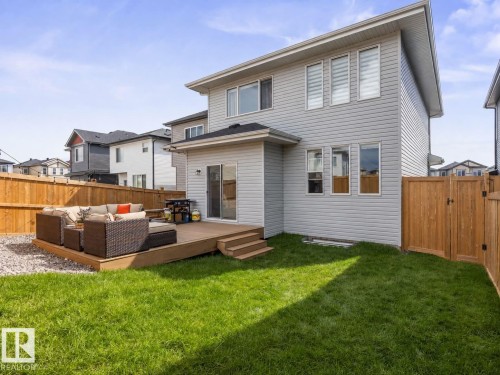 3808 42 Avenue, Beaumont, AB - Outdoor With Deck Patio Veranda With Exterior