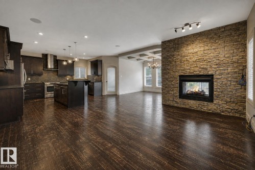 1047 Armitage Crescent Sw, Edmonton, AB - Indoor With Fireplace