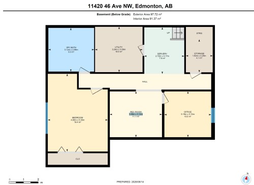 Floor plan - 11420 46 Avenue Nw, Edmonton, AB - Other
