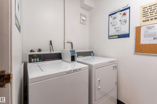 #508 10045 117 St Nw, Edmonton, AB - Indoor Photo Showing Laundry Room
