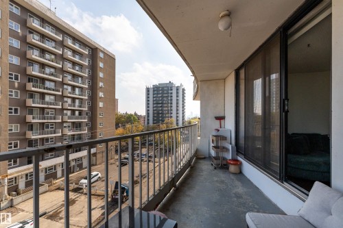 #508 10045 117 St Nw, Edmonton, AB - Outdoor With Balcony With Exterior