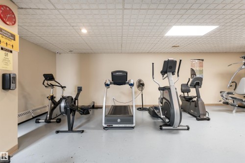 #508 10045 117 St Nw, Edmonton, AB - Indoor Photo Showing Gym Room