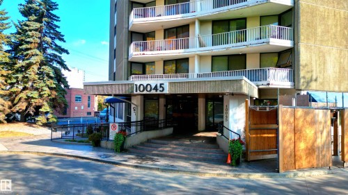 #508 10045 117 St Nw, Edmonton, AB - Outdoor With Balcony