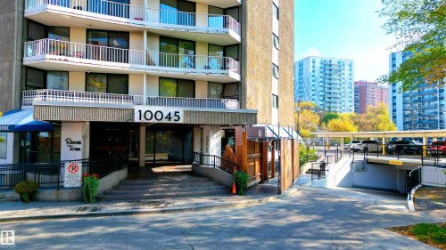 #508 10045 117 St Nw, Edmonton, AB - Outdoor With Balcony