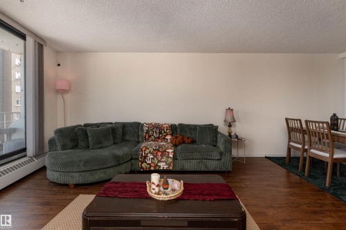 #508 10045 117 St Nw, Edmonton, AB - Indoor Photo Showing Living Room