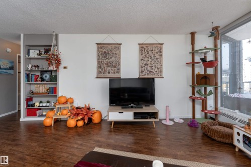 #508 10045 117 St Nw, Edmonton, AB - Indoor Photo Showing Living Room