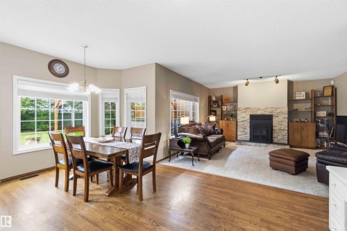 1080 Wedgewood Boulevard Nw, Edmonton, AB - Indoor With Fireplace