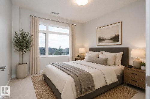 #323 5151 Windermere Bv Sw, Edmonton, AB - Indoor Photo Showing Bedroom