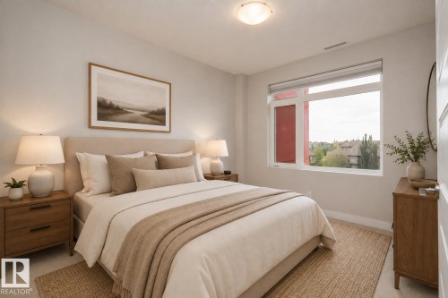 #323 5151 Windermere Bv Sw, Edmonton, AB - Indoor Photo Showing Bedroom