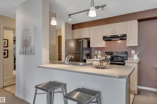 #205 13907 136 St Nw, Edmonton, AB - Indoor Photo Showing Kitchen With Double Sink
