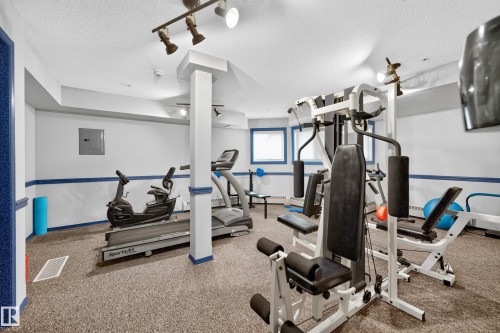 #206 7839 96 St Nw, Edmonton, AB - Indoor Photo Showing Gym Room