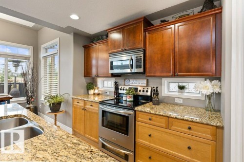 15 Napoleon Crescent, St. Albert, AB - Indoor Photo Showing Kitchen With Double Sink