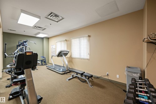 #904 10319 111 St Nw, Edmonton, AB - Indoor Photo Showing Gym Room