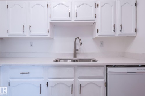 #1103 10125 109 St Nw, Edmonton, AB - Indoor Photo Showing Kitchen With Double Sink