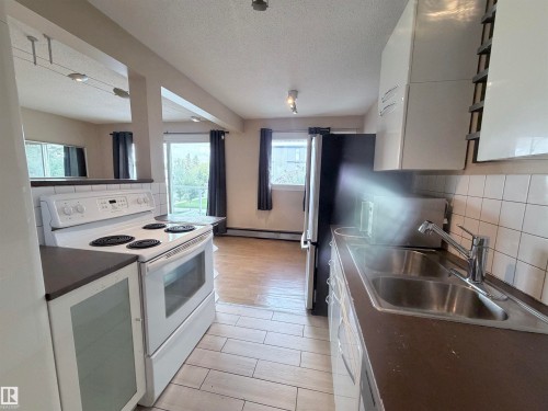 #306 11340 124 St Nw, Edmonton, AB - Indoor Photo Showing Kitchen With Double Sink