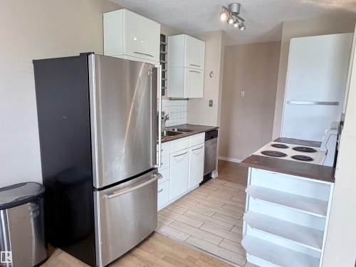 #306 11340 124 St Nw, Edmonton, AB - Indoor Photo Showing Kitchen With Double Sink