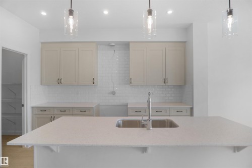 2204 194 Street Nw, Edmonton, AB - Indoor Photo Showing Kitchen With Upgraded Kitchen