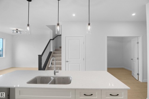 2204 194 Street Nw, Edmonton, AB - Indoor Photo Showing Kitchen With Double Sink
