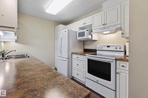 #101 911 Rabbit Hill Rd Nw, Edmonton, AB - Indoor Photo Showing Kitchen With Double Sink