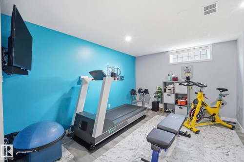 10528 45 Street Nw, Edmonton, AB - Indoor Photo Showing Gym Room