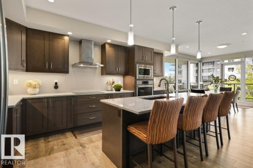 #741 200 Bellerose Dr, St. Albert, AB - Indoor Photo Showing Kitchen With Upgraded Kitchen
