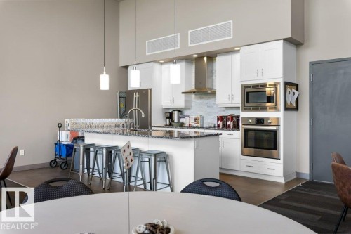 #741 200 Bellerose Dr, St. Albert, AB - Indoor Photo Showing Kitchen With Upgraded Kitchen