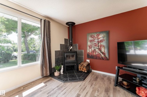 7 Camelot Crescent, Leduc, AB - Indoor With Fireplace