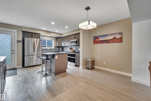 5703 66 Street, Beaumont, AB - Indoor Photo Showing Kitchen With Stainless Steel Kitchen