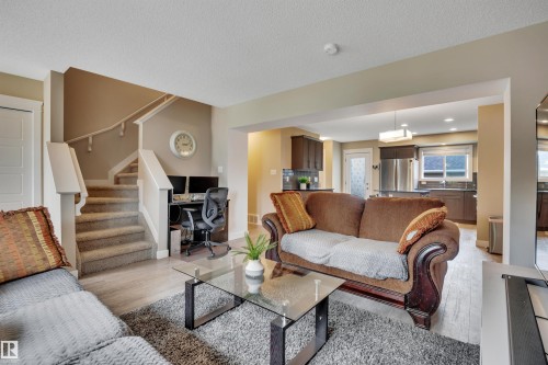 5703 66 Street, Beaumont, AB - Indoor Photo Showing Living Room