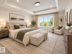 Tray ceiling with recessed lighting - 