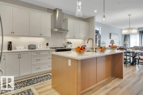 169 Stonehouse Way, Leduc, AB - Indoor Photo Showing Kitchen With Upgraded Kitchen