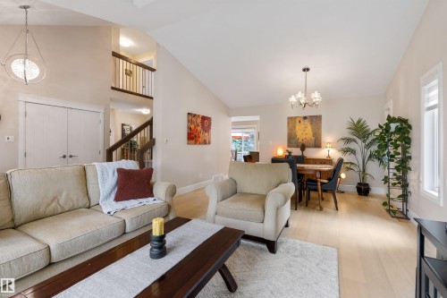 11 Arcand Drive, St. Albert, AB - Indoor Photo Showing Living Room